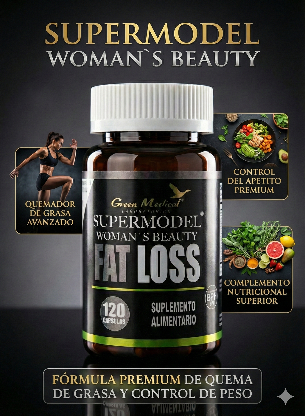 FAT LOSS - QUEMADOR DE GRASA 120 UNIDAD