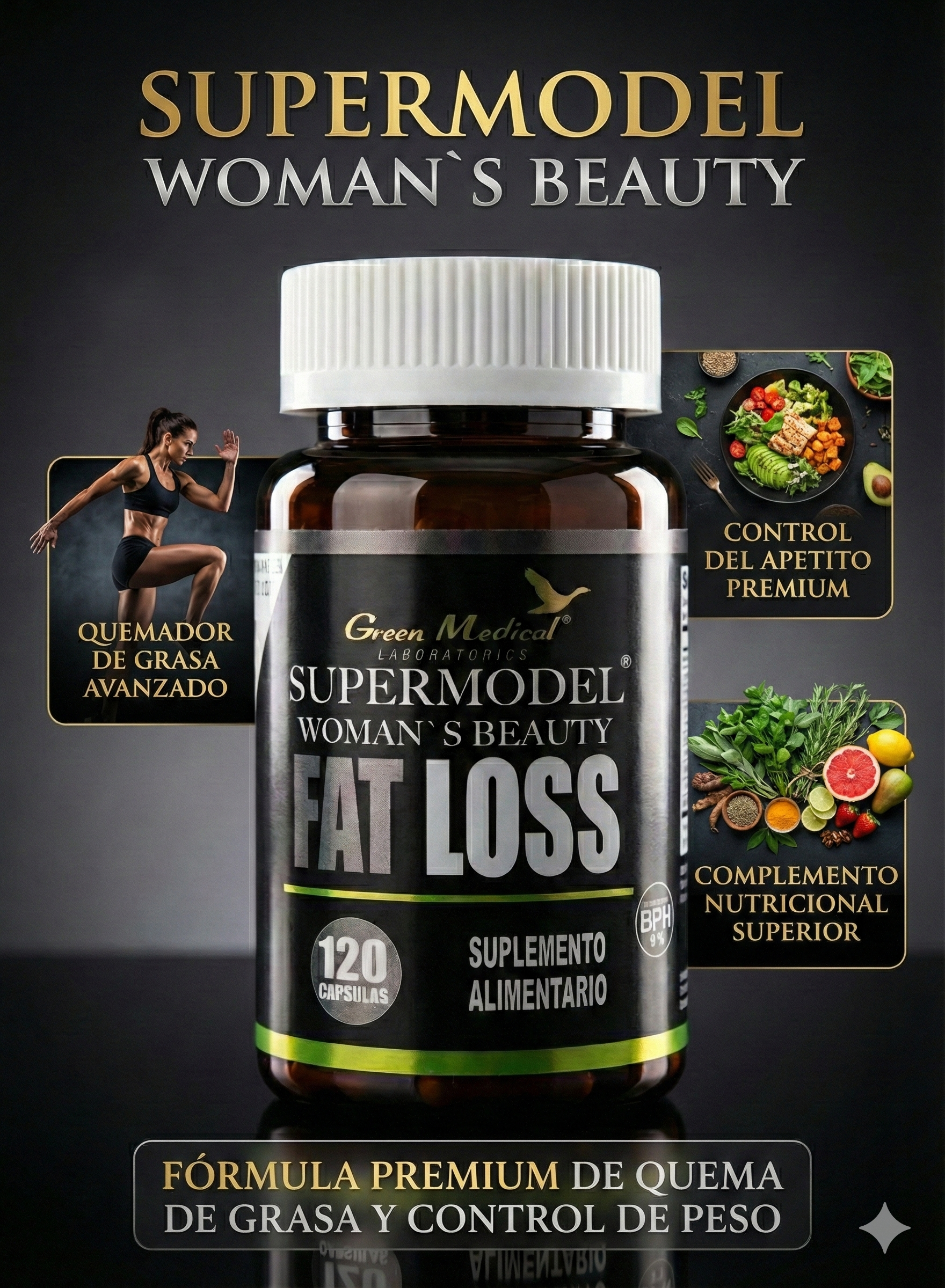 FAT LOSS - QUEMADOR DE GRASA 120 UNIDAD