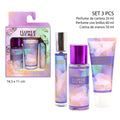 SET DE PERFUMES Y CREMA DE MANOS - FRESCO -FLOWER SECRET
