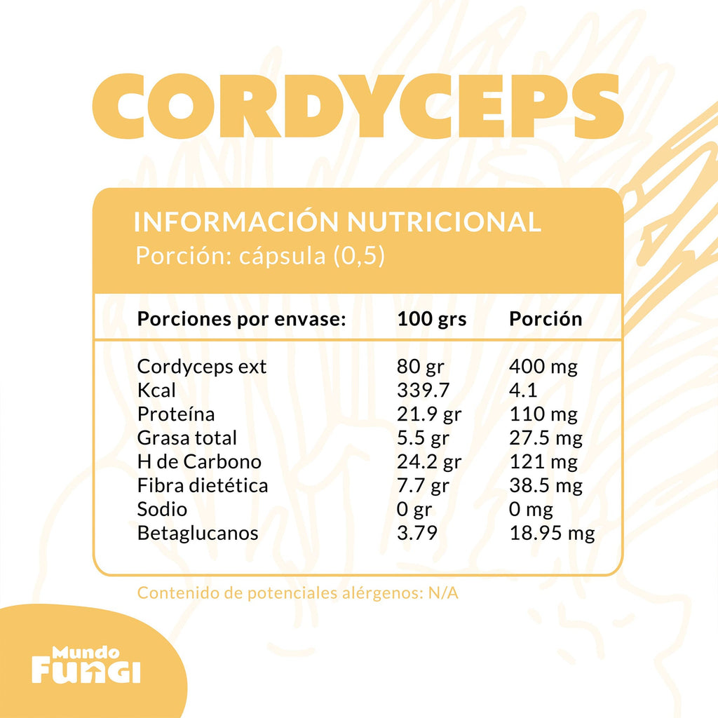 Cordyceps ultra concentrado