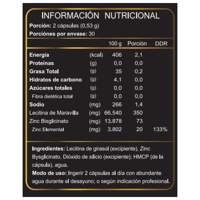 Zinc elemental Bisglinato