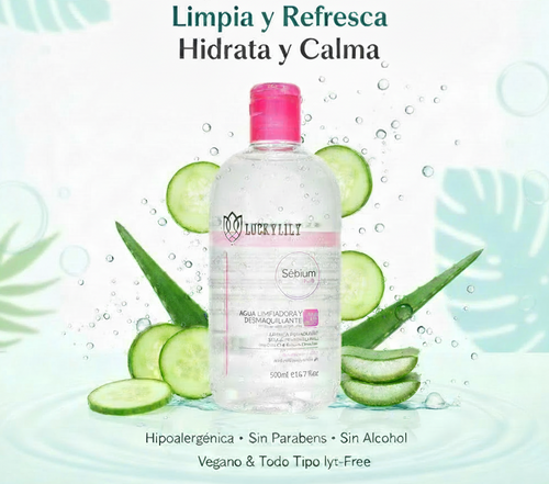 Agua Limpiadora Desmaquillante 500ml