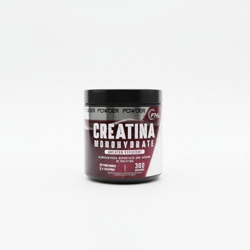 Creatina Monohydrate con fondo blanco