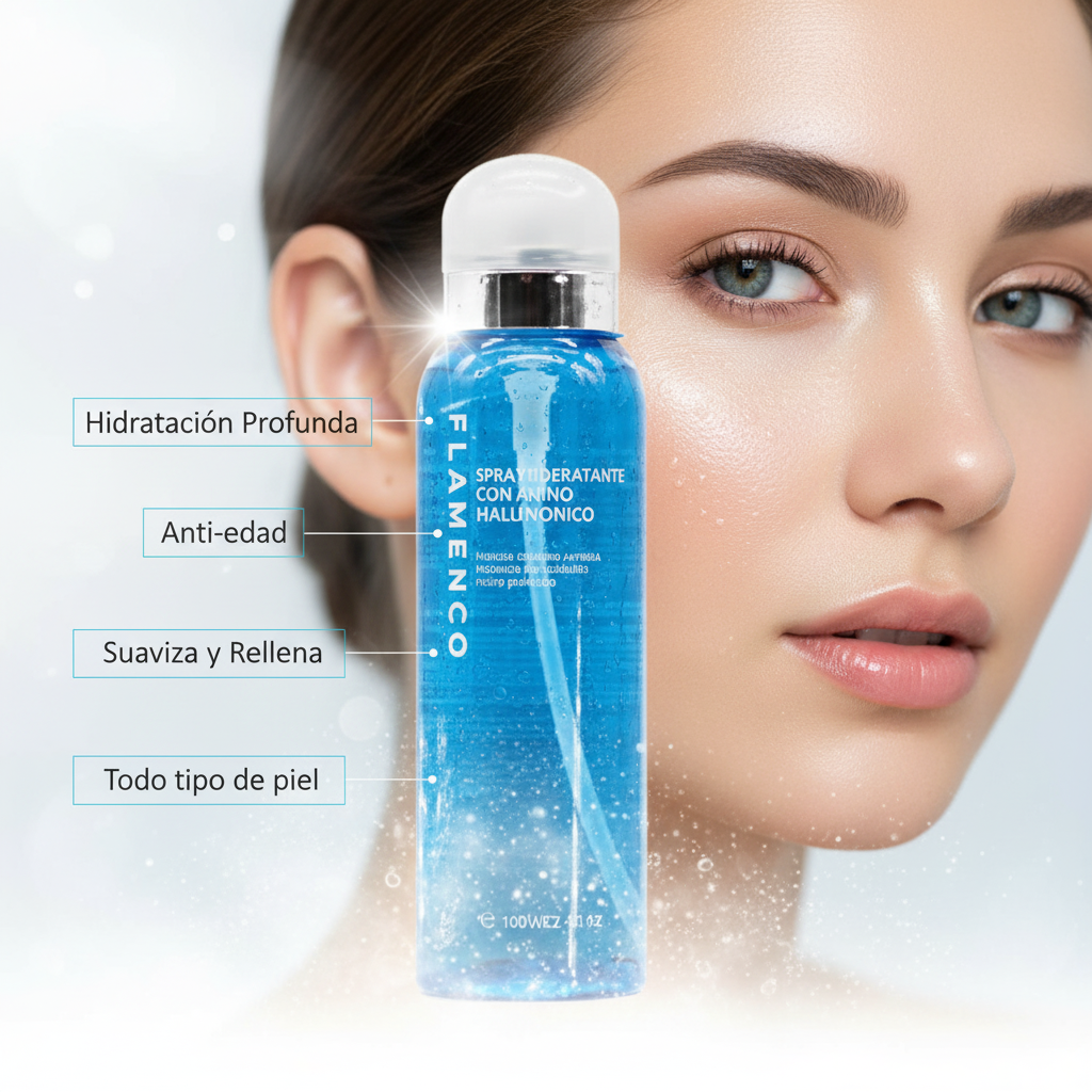 Spray Hidratante Facial Flamenco - Beneficios